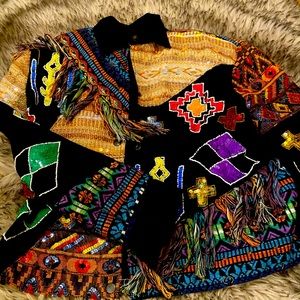 Vintage Modi denim Southwestern Jacket